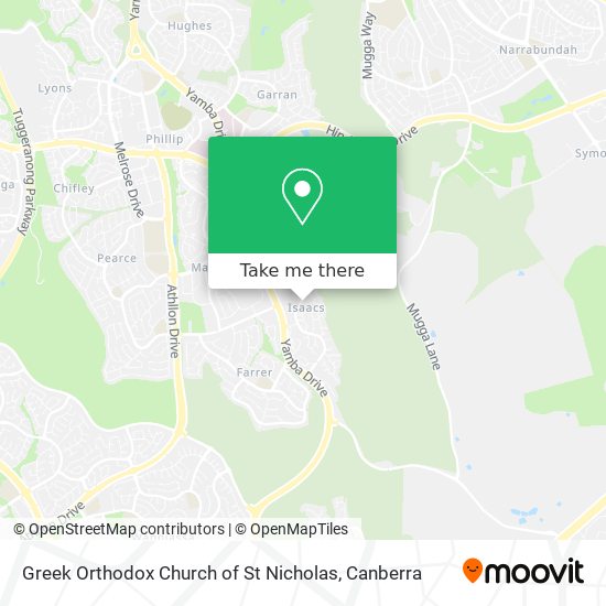 Greek Orthodox Church of St Nicholas map