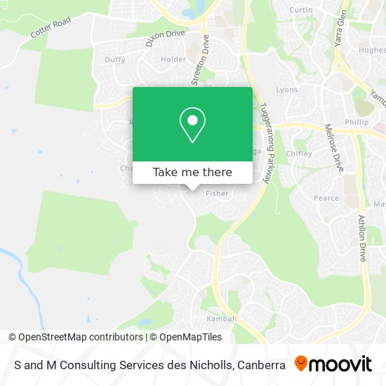S and M Consulting Services des Nicholls map