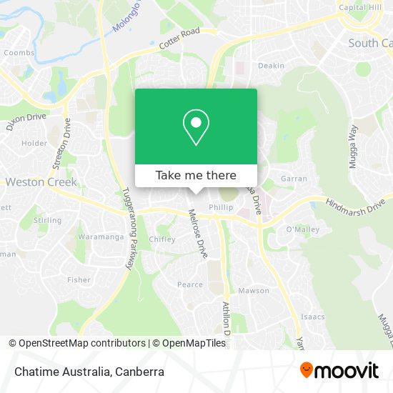 Mapa Chatime Australia