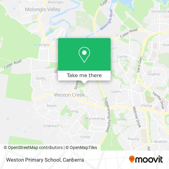 Weston Primary School map