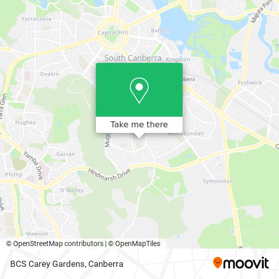 BCS Carey Gardens map
