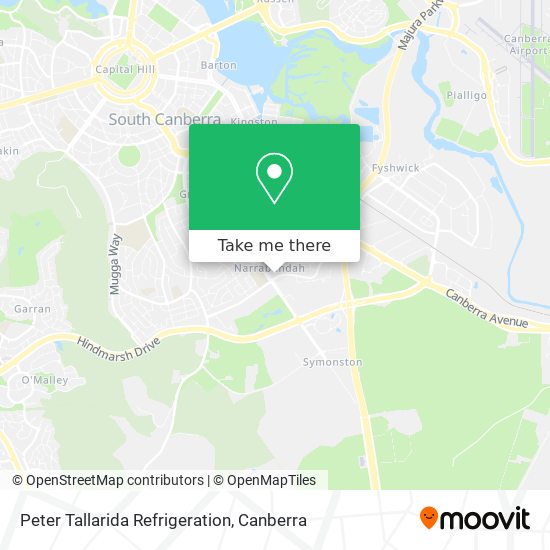 Peter Tallarida Refrigeration map