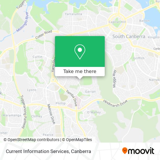 Current Information Services map