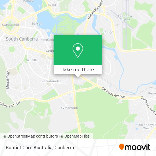Baptist Care Australia map