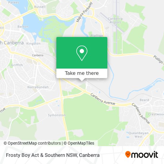Frosty Boy Act & Southern NSW map