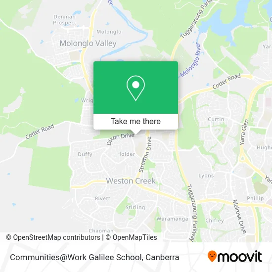 Mapa Communities@Work Galilee School