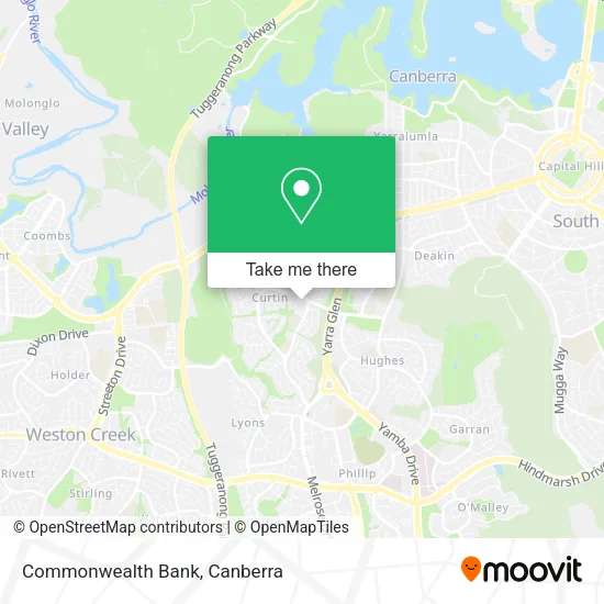 Commonwealth Bank map