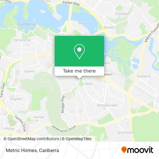 Metric Homes map