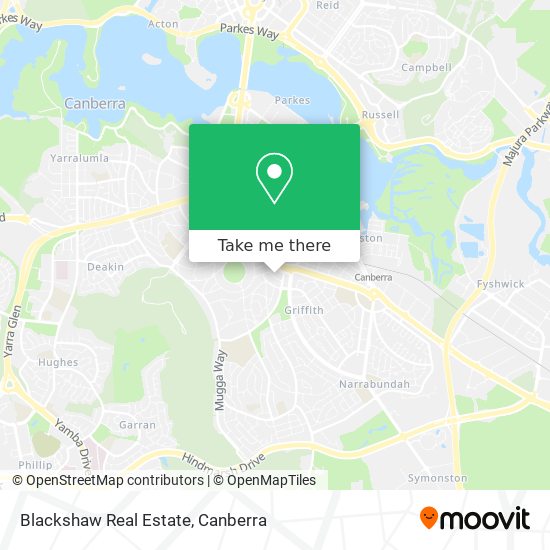 Blackshaw Real Estate map