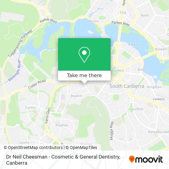 Dr Neil Cheesman - Cosmetic & General Dentistry map
