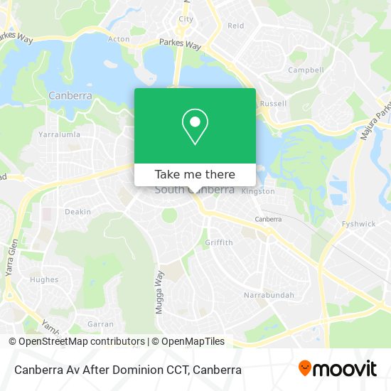 Canberra Av After Dominion CCT map