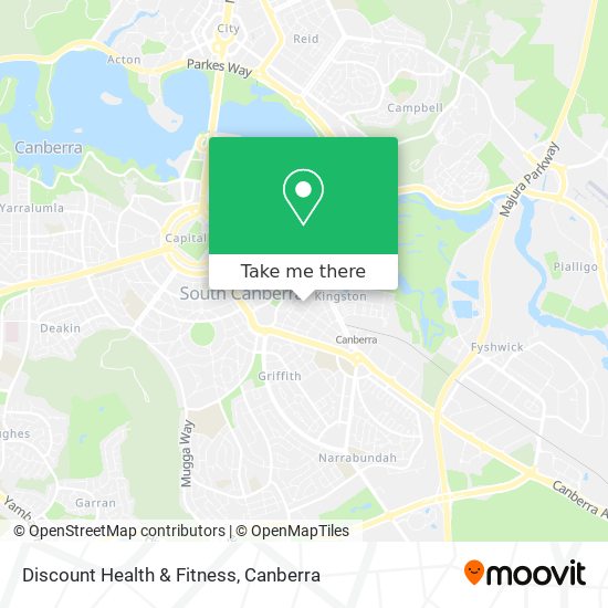 Discount Health & Fitness map