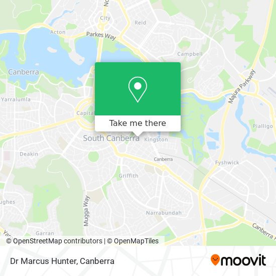 Dr Marcus Hunter map