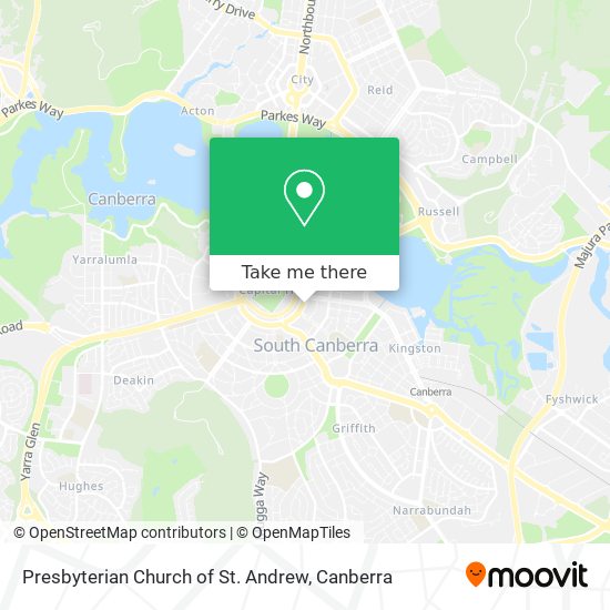 Presbyterian Church of St. Andrew map