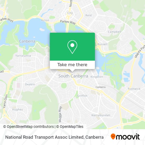 National Road Transport Assoc Limited map