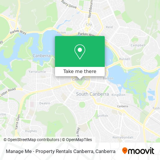 Map Of Rentals Near Me How To Get To Manage Me - Property Rentals Canberra In Canberra By Bus?