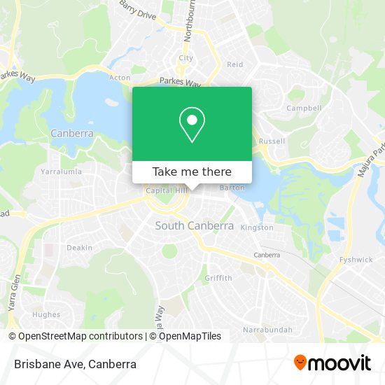 Brisbane Ave map