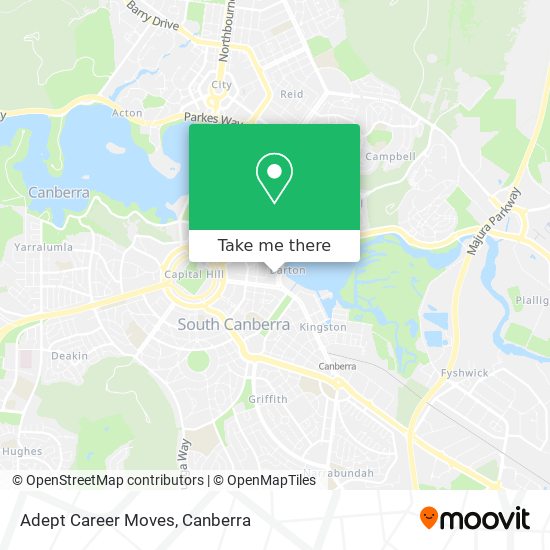 Adept Career Moves map