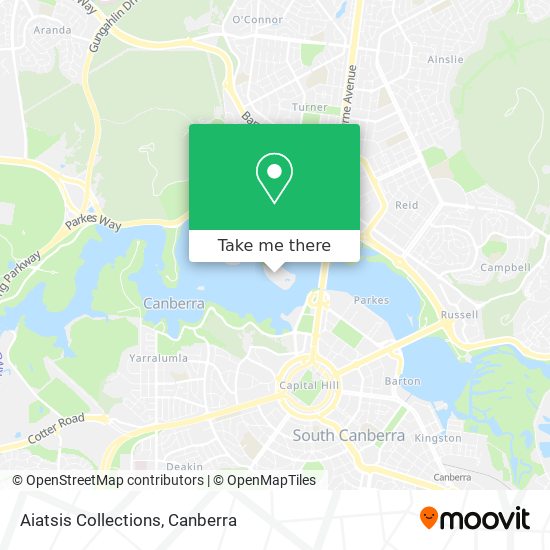 Aiatsis Collections map