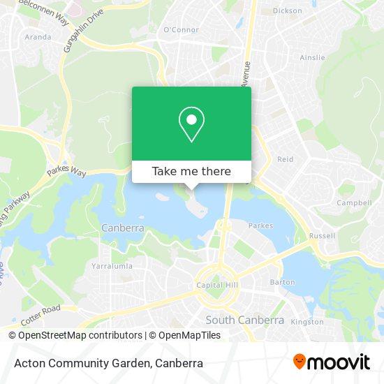 Acton Community Garden map