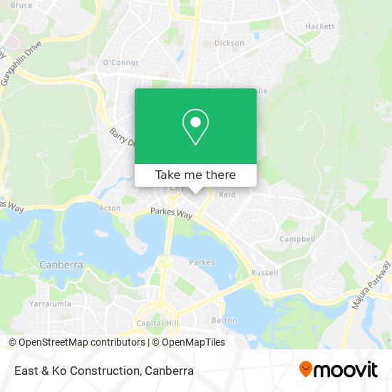 East & Ko Construction map