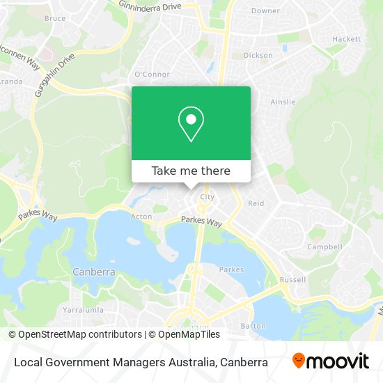 Local Government Managers Australia map