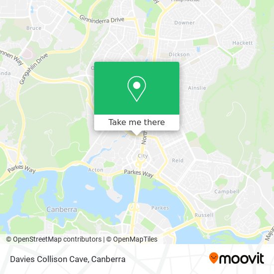 Davies Collison Cave map