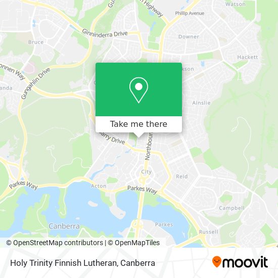 Holy Trinity Finnish Lutheran map