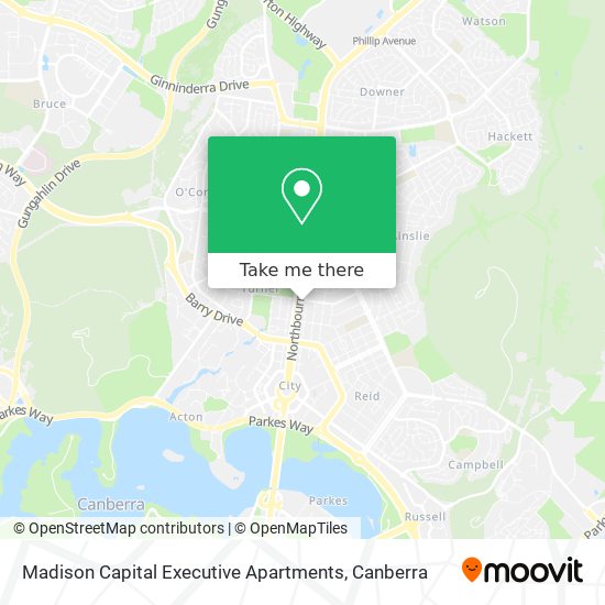 Madison Capital Executive Apartments map