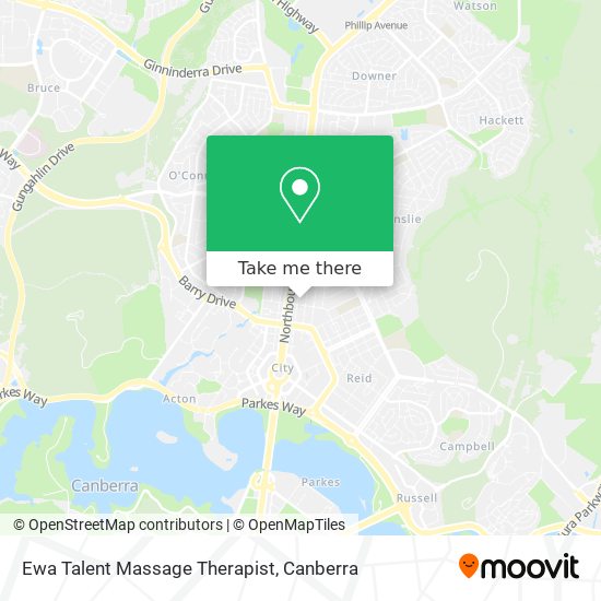 Mapa Ewa Talent Massage Therapist