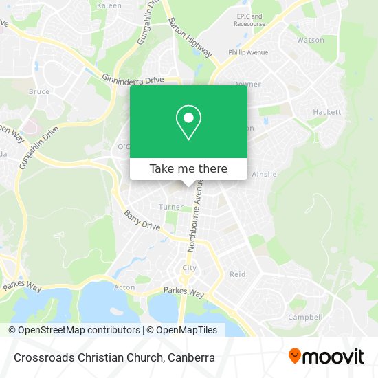 Crossroads Christian Church map