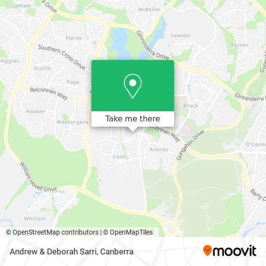 Andrew & Deborah Sarri map