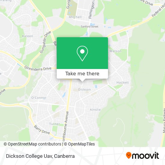 Dickson College Uav map