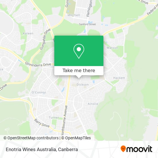 Enotria Wines Australia map