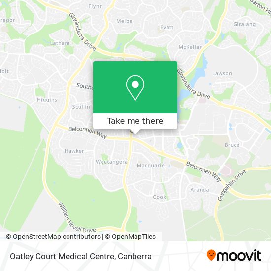 Oatley Court Medical Centre map