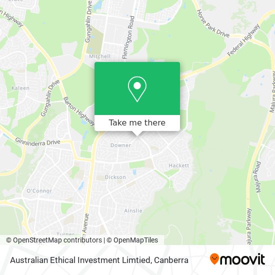 Australian Ethical Investment Limtied map