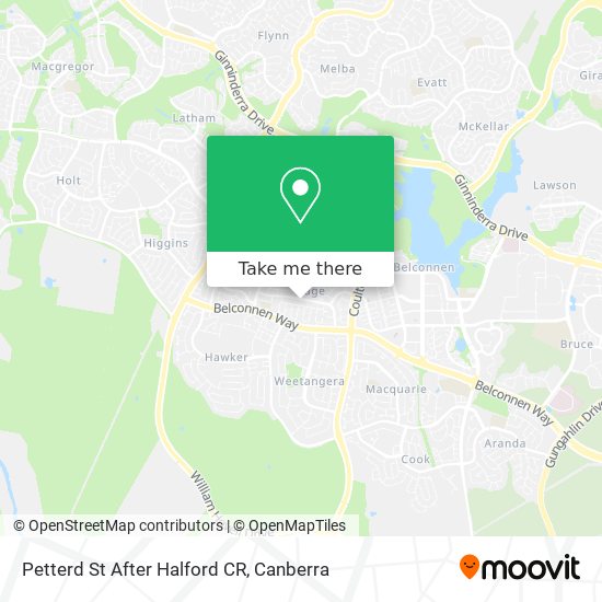 Petterd St After Halford CR map