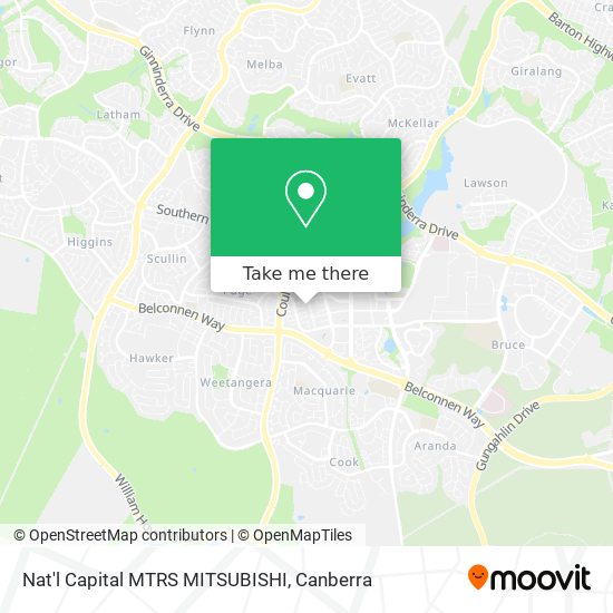 Nat'l Capital MTRS MITSUBISHI map