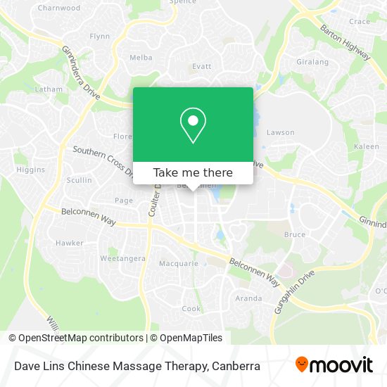 Dave Lins Chinese Massage Therapy map