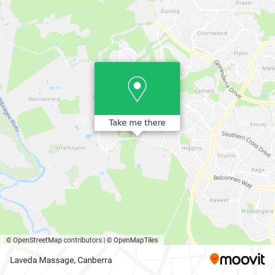 Laveda Massage map