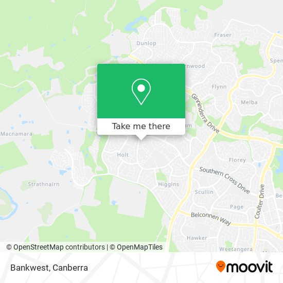 Bankwest map