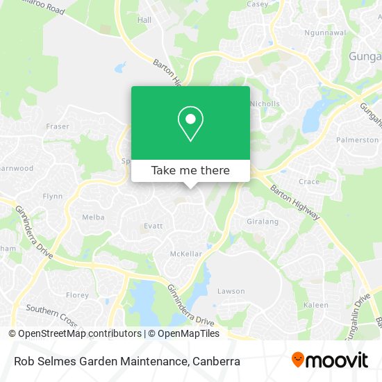 Rob Selmes Garden Maintenance map