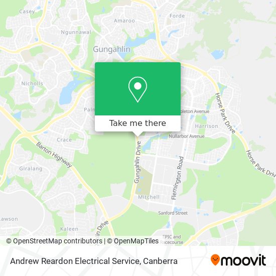 Andrew Reardon Electrical Service map