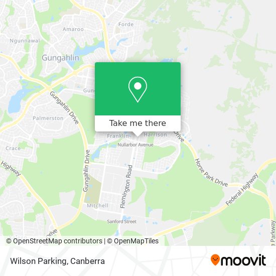 Wilson Parking map