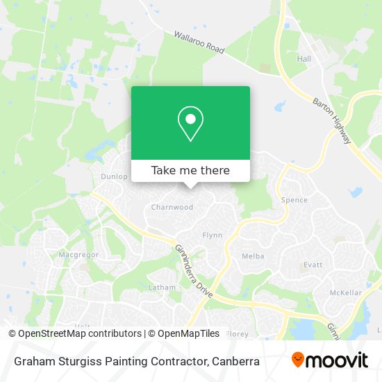 Graham Sturgiss Painting Contractor map
