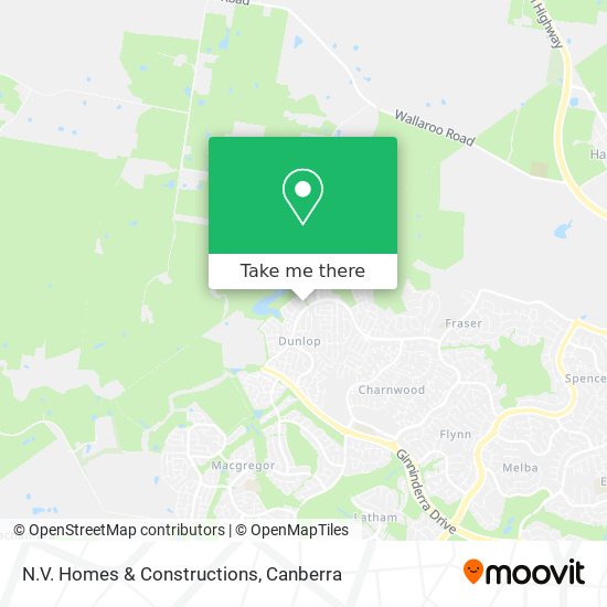 N.V. Homes & Constructions map