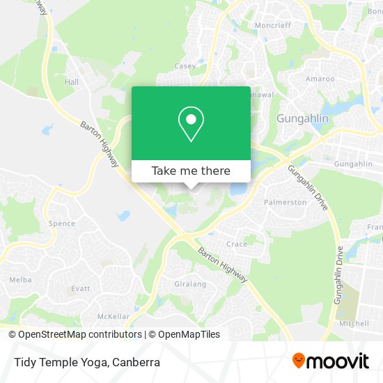 Tidy Temple Yoga map