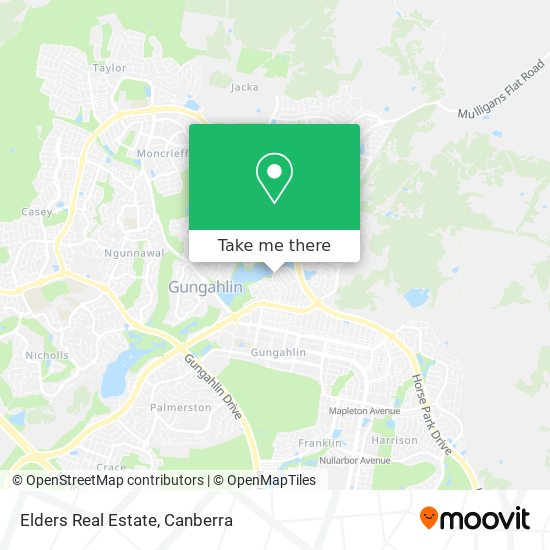 Elders Real Estate map