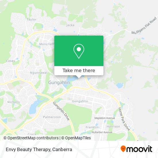 Envy Beauty Therapy map