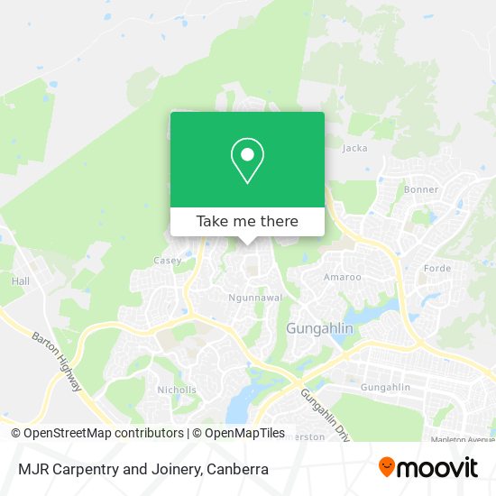 MJR Carpentry and Joinery map
